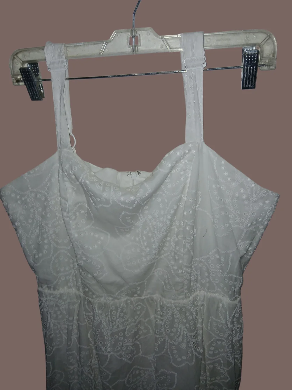 Calypso St Barth White Eyelet Sundress Womens 12 - Picture 2 of 5
